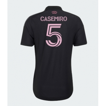 Inter Miami Casemiro #5 Maglia Gara Trasferta Repliche 2026-27 Maniche Corte